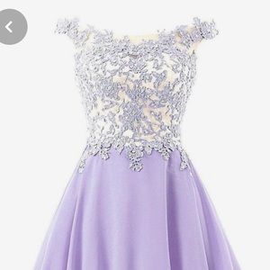 Lavender semi formal dress